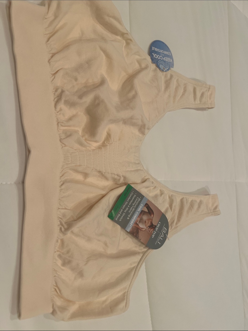 NWT Bali Beige Crop Top